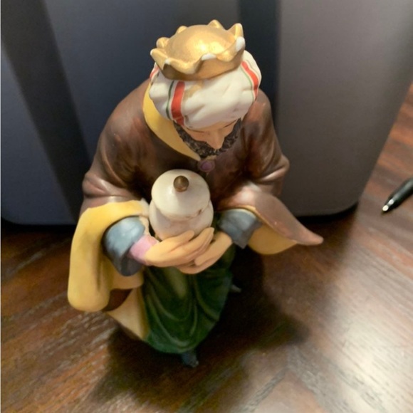 GRANDEUR NOEL Nativity Replacement Wise Man Ceramic O'Well RARE VINTAGE - Picture 3 of 12